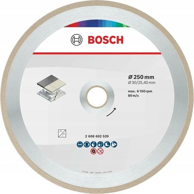 Diamantový řezný kotouč Bosch Standard for Ceramic 250 mm