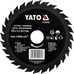TOYA Диск за циркуляр yato, Ф 125 х 22.5 мм (59161)