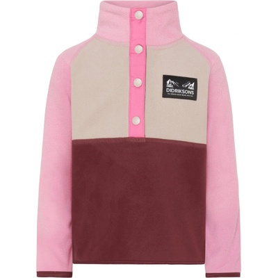 Didriksons Monte Half Button 4 anemon red
