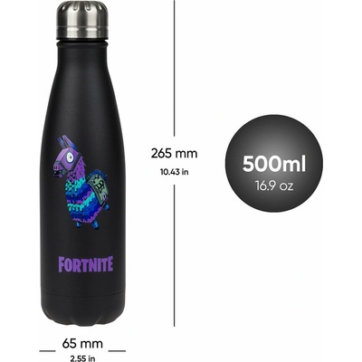 Baagl termoláhev s kovovým víčkem 500 ml Fortnite Llama