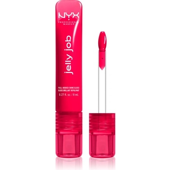NYX Cosmetics Jelly Job блестящ гланц за устни с увеличаващ ефект цвят Cherry Jelly 7.5ml