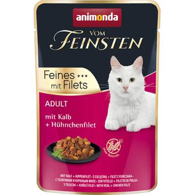 animonda Vom Feinsten Adult telecí + kuřecí filety 18 x 85 g