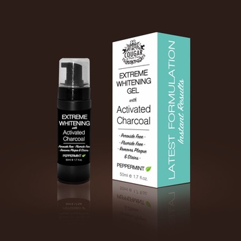 Cougar bělicí gel na zuby EXTREME WHITENING s aktivním uhlím 100 ml