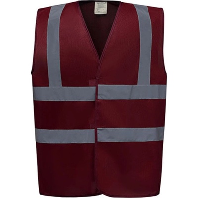 Yoko reflexná vesta HVW100 Maroon