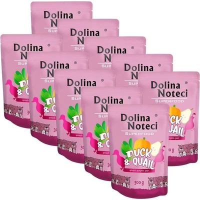 Dolina Noteci SuperFood Adult Kachna a křepelka 10 x 300 g