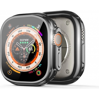 DUX DUCIS Качествен силиконов (TPU) кейс с вграден протектор за дисплея за Apple Watch Ultra, Ultra 2 49мм - Dux Ducis Samo TPU Case (черен) (DDS1575)
