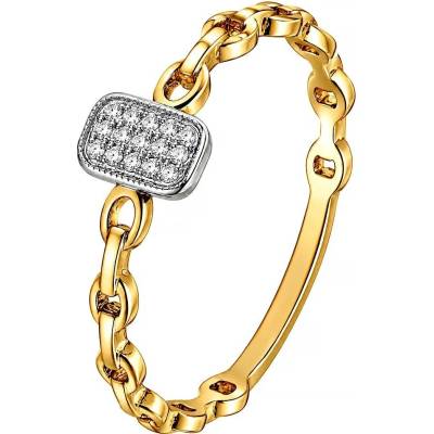 Zlaton Prsten žluté zlato s diamantem 000340812233