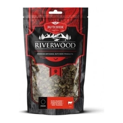Riverwood сушени лакомства говеждо месо хапки 150gr