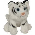 Dubi White Sitting Tiger 14cm