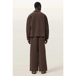 AllSaints панталон мъжки с добавен лен KORTEN (M086TE)