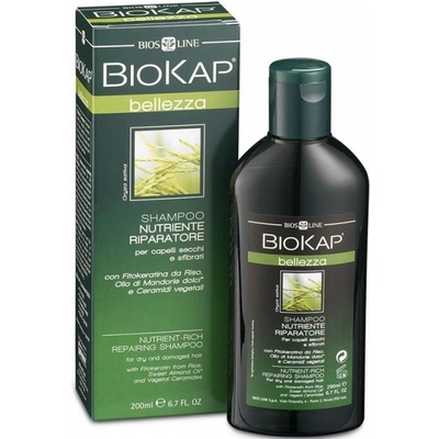 Biokap Bellezza Výživný a obnovujúci šampón 200 ml