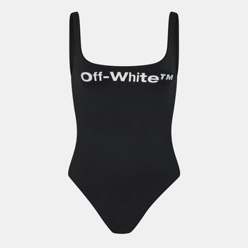 Image 1 of Off White Women's Scoop Neck Swimsuit - Black