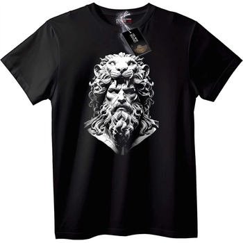 NOONEBRAND Тениска Митичен Лъвски Бог - S, White