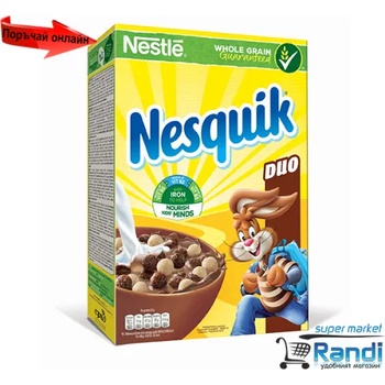 Image 1 of Nesquik Зърнена закуска Nesquik Duo 325гр