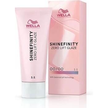 Wella Professionals Shinefinity Zero Lift Glaze demi-permanentní barva na vlasy 00/00 Crystal Glaze 60 ml