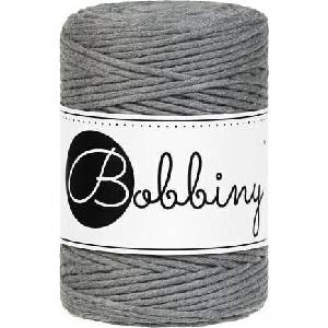 Bobbiny Macrame Cord 1, 5 mm 100 m Stone Grey юта (MD-E081)