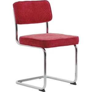 Unique Furniture Червен велурен трапезен стол Rupert - Unique Furniture (37285102)