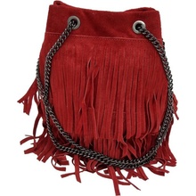 Donatella dámská kožená kabelka 97719 červená