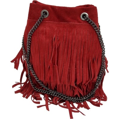 Donatella dámská kožená kabelka 97719 červená