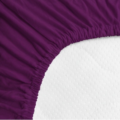 Chanar Prostěradlo Jersey Lux fialové viola 90x200