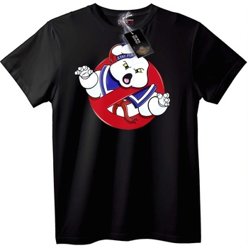 NOONEBRAND Тениска Stay Puft Маршмелоу Човек - XL, White