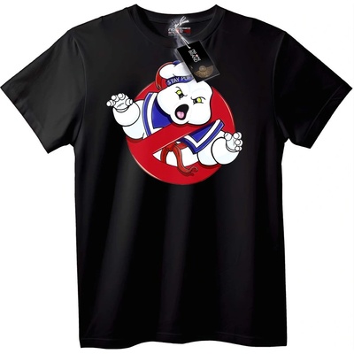 NOONEBRAND Тениска Stay Puft Маршмелоу Човек - XL, White