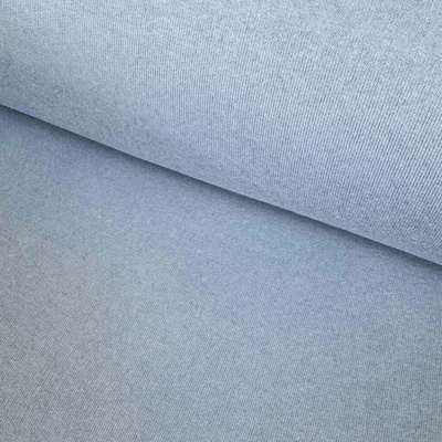 Teplákovina Uzlík Bio Bavlna Washed 375g - Modro šedá