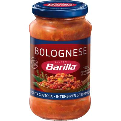 Barilla Paradajková Omáčka Bolognese s Mäsom a Zeleninou na Cestoviny 400g