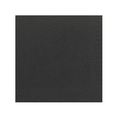 DUNI Servítka srp 3V 40 cm čierna 250 ks