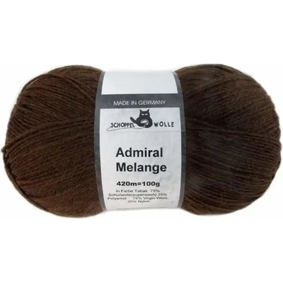 Schoppel wolle Admiral Melange 8488M Tabak