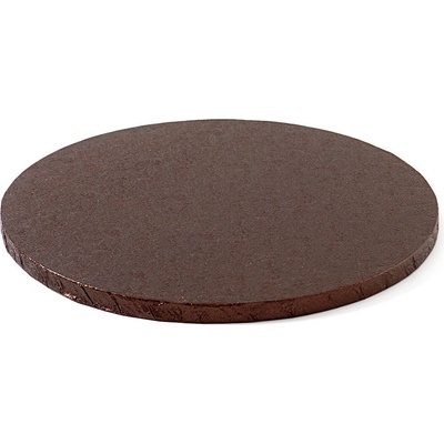 Decora Podnos pevný kruh Hnedý 36cm