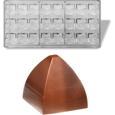 Forma na pralinky (pyramida 11g) 3x8 tvarů/forma