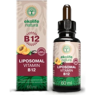 Ekolife Natura Lipozomální Vitamín B12 kapky 60 ml