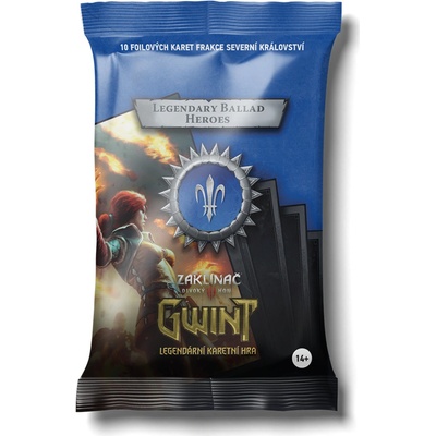 xzone Gwint Ballads Legendary Foil Cards Severní království 10 karet – Zboží Živě