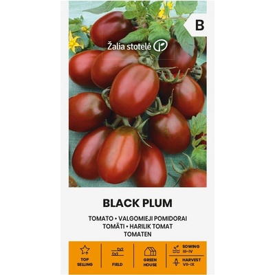Seklos Домат Чери Черно издължено сорт Black Plum