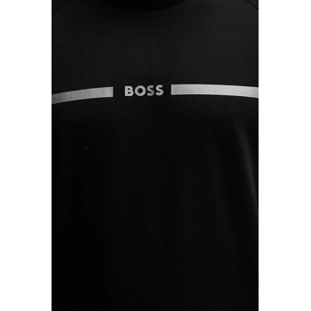 HUGO BOSS Домашен суичър от памук boss мъжки в черно с принт 50550560 (50550560)