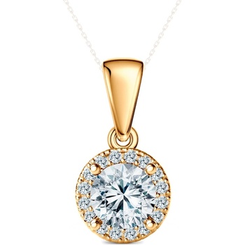 SAVICKI Висулка This is Love: злато, лабораторни диаманти