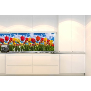 DIMEX ART Фототапет за кухня - поле с лалета 180 x 60 см