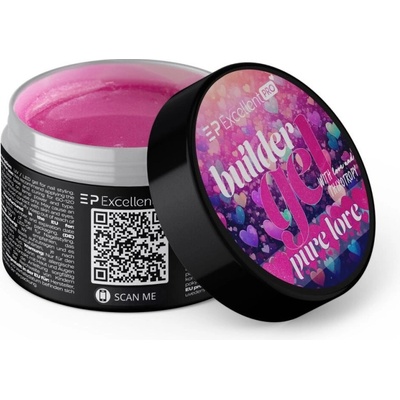 Excellent Pro Tixotropní gel na nehty s effektem Pure Love 15g