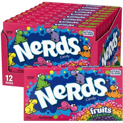 Nerds Dražé s ovocnou příchutí 12 x 141,7 g