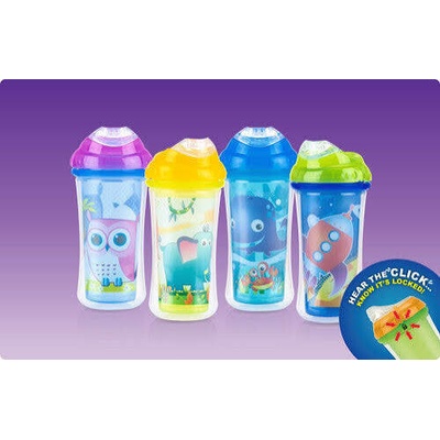 Nuby netečúca fľaška 270 ml modrá