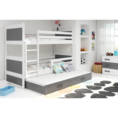 Interbeds Rico 3 Poschodová biela sivá