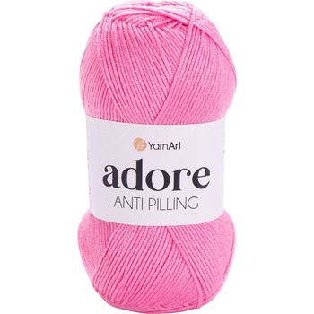 YARNART Adore 339 Bright Pink Плетива прежда (Adore 339)