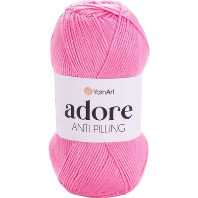 YARNART Adore 339 Bright Pink Плетива прежда (Adore 339)