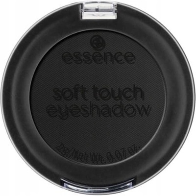 Essence soft touch očné tiene 06 Pitch Black Matný 2 g