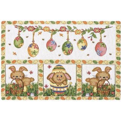 SCANquilt Prestieranie motiv veľká noc pestrá 9506 32x48cm