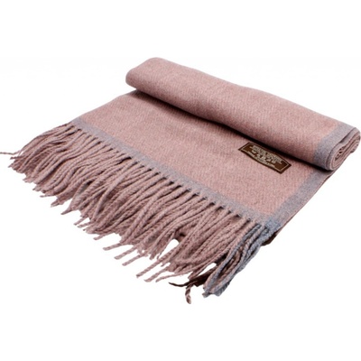 Krumlovanka dámská zimní starorůžová šála Cashmere Sensation P-72617-RB