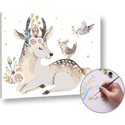 Maľovanie podľa čísel SRNČEK BAMBI