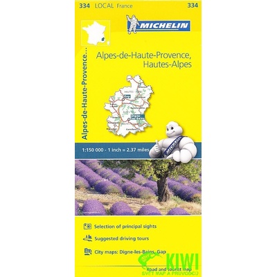 mapa Alpes-de-Haute-Provence 1:150 t.