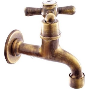 RAV SLEZÁK MK193SM - Смесител за умивалник MORAVA RETRO 11, 8 cm античен месинг (RV0191)